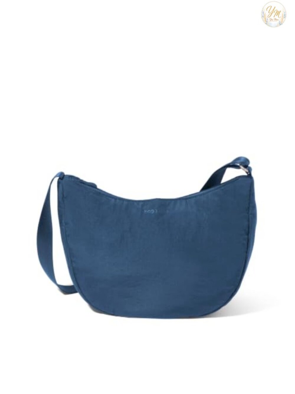 Lightweight Nylon Crescent Crossbody Bag with Adjustable Strap